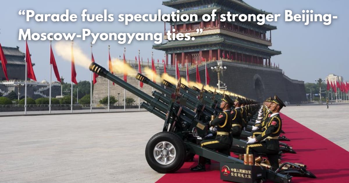 Xi Hosts Putin & Kim at China's Largest Military Parade