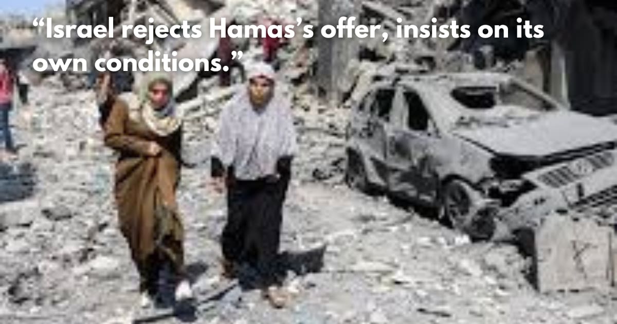 Hamas Offers Truce Deal as Israel Pounds Gaza City