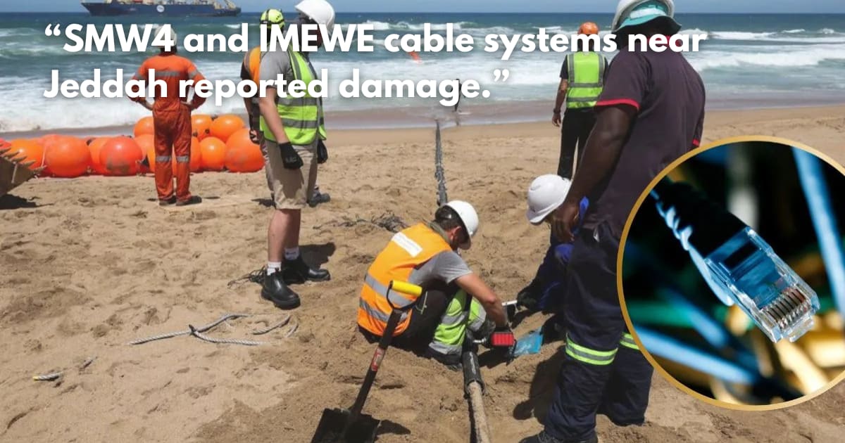 Red Sea Cable Cuts Cause Internet Disruptions in Middle East & Asia