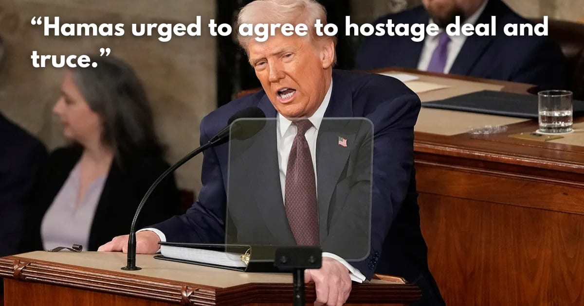 Trump Issues 'Last Warning' to Hamas for Gaza Ceasefire