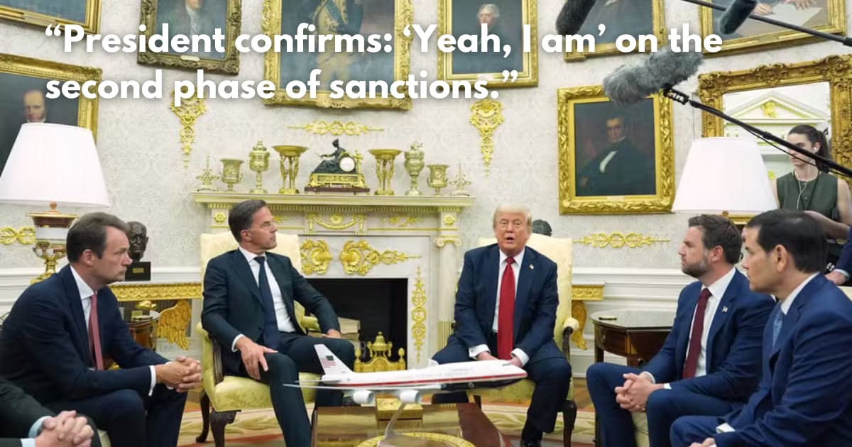 Trump Signals New Sanctions on Russia to End War in Ukraine