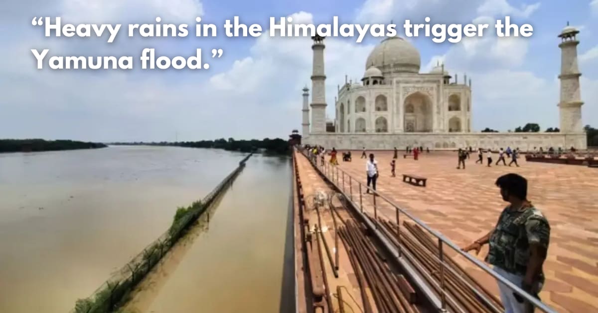 Yamuna Floods Agra: Water Reaches Taj Mahal Walls as River Rises