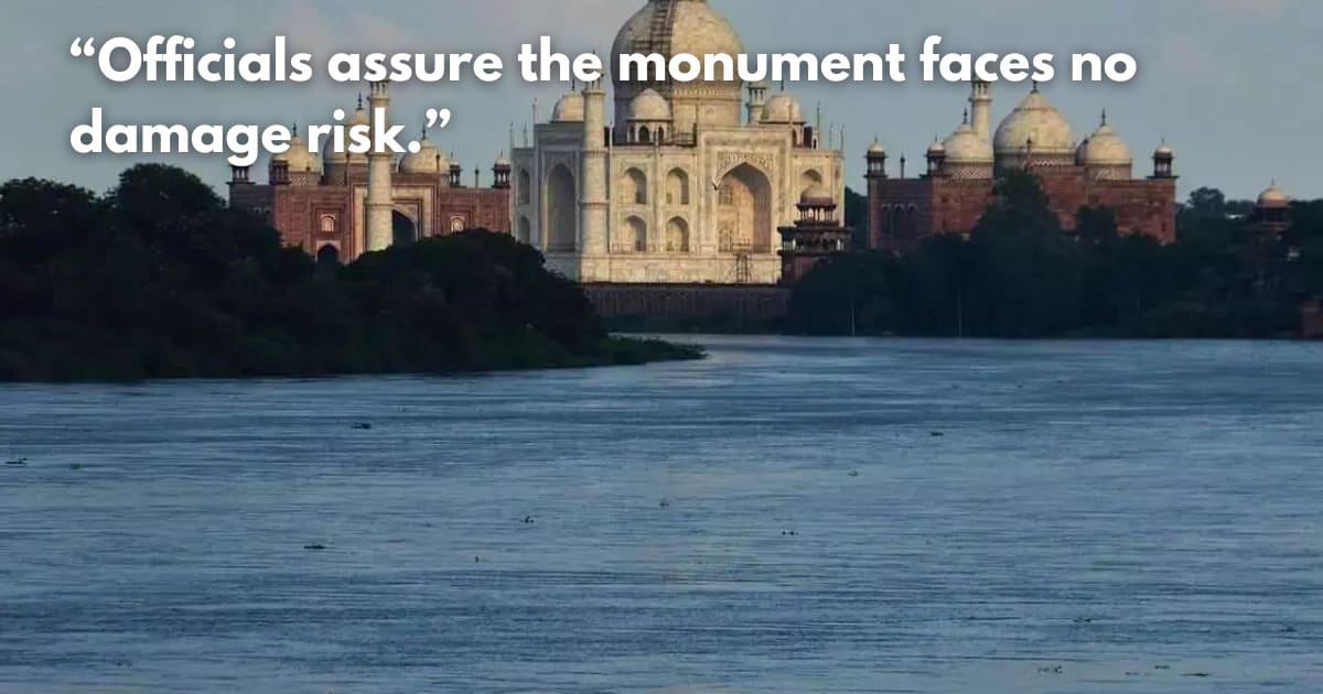 Yamuna Floods Agra: Water Reaches Taj Mahal Walls as River Rises