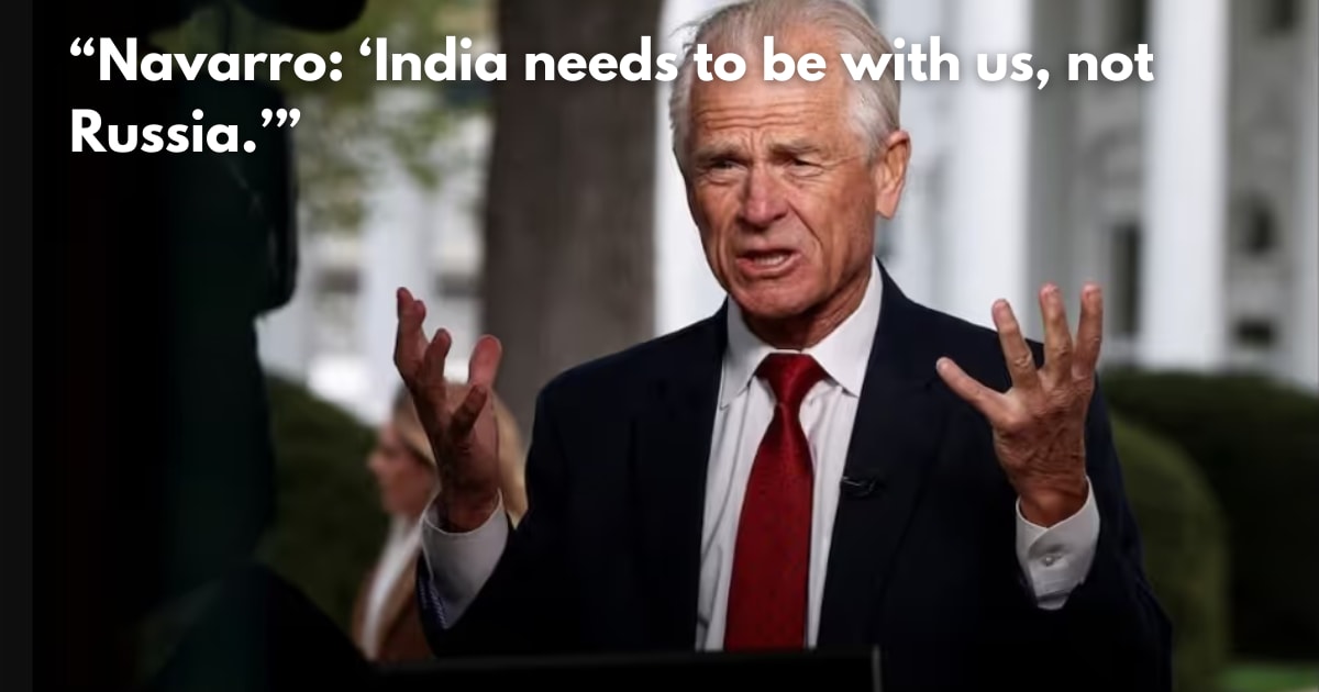 Navarro Labels India's Russian Oil 'Blood Money,' Attacks Musk