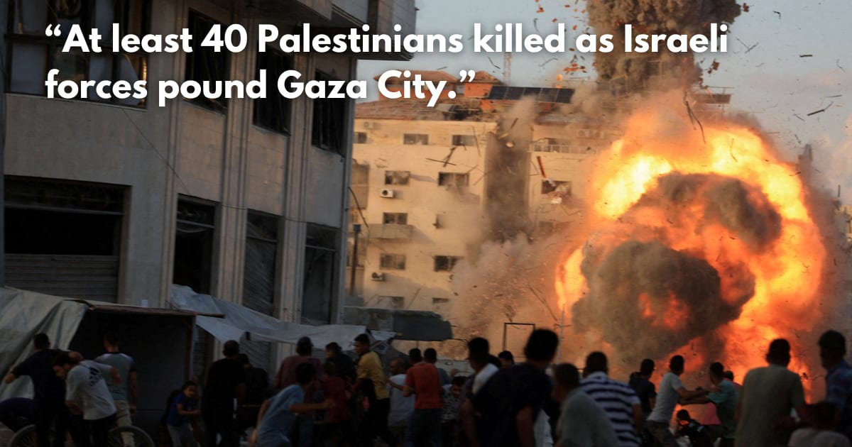 Israel Threatens 'Hurricane' of Strikes on Gaza City