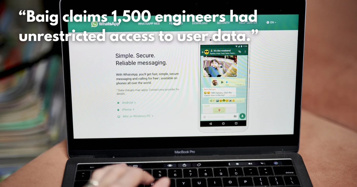 Former WhatsApp Security Head Sues Meta Over Alleged Flaws