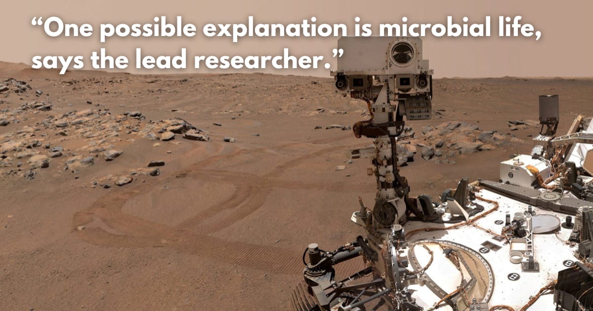 NASA Rover Finds 'Strongest Hint Yet' of Ancient Life on Mars