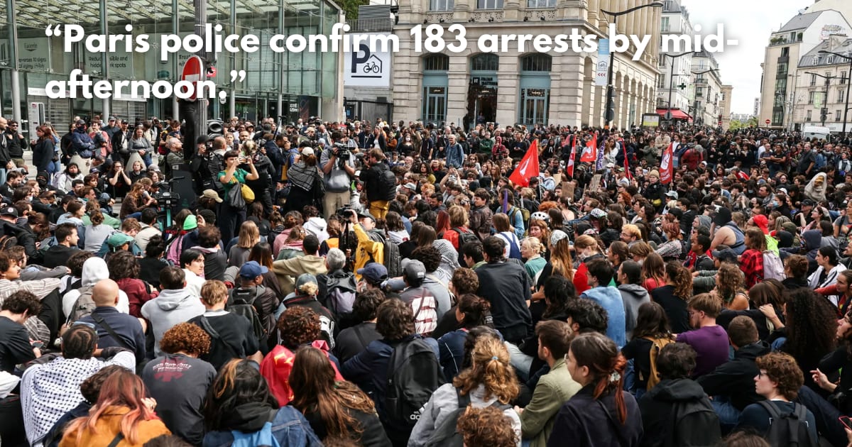 'Block Everything' Protests Greet New French PM Sébastien Lecornu