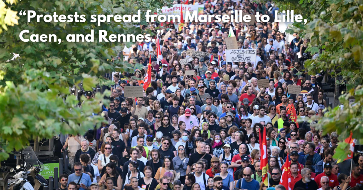 'Block Everything' Protests Greet New French PM Sébastien Lecornu