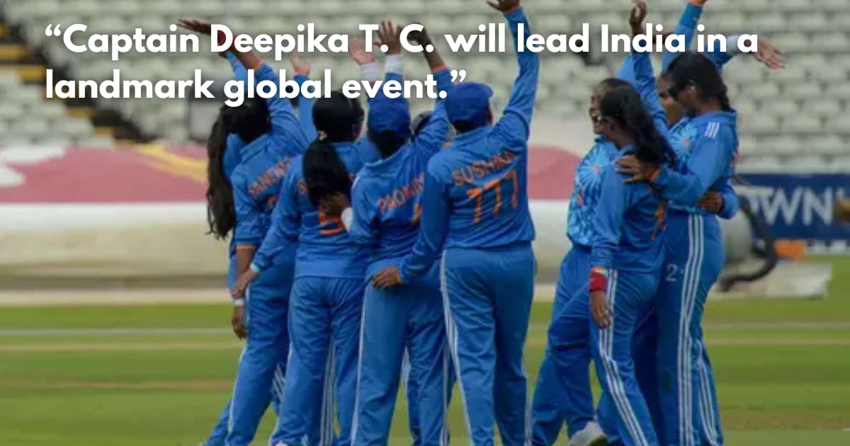 India Announces First-Ever Women's Blind T20 World Cup Squad