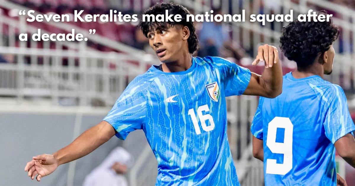 7 Keralites in Indian Team's 30-Man Squad for Asian Cup Qualifiers