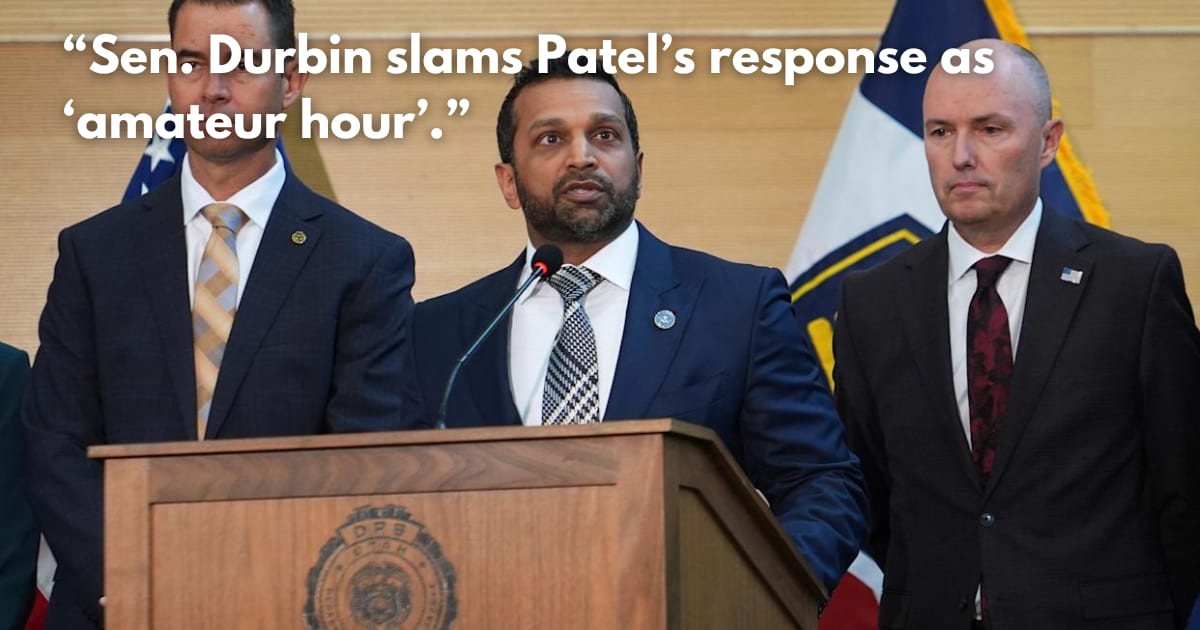 FBI's Kash Patel Faces Hearings Over Charlie Kirk Probe Missteps