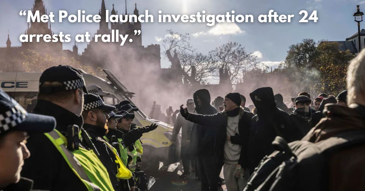 Violence Erupts at London's 'Unite the Kingdom' Rally