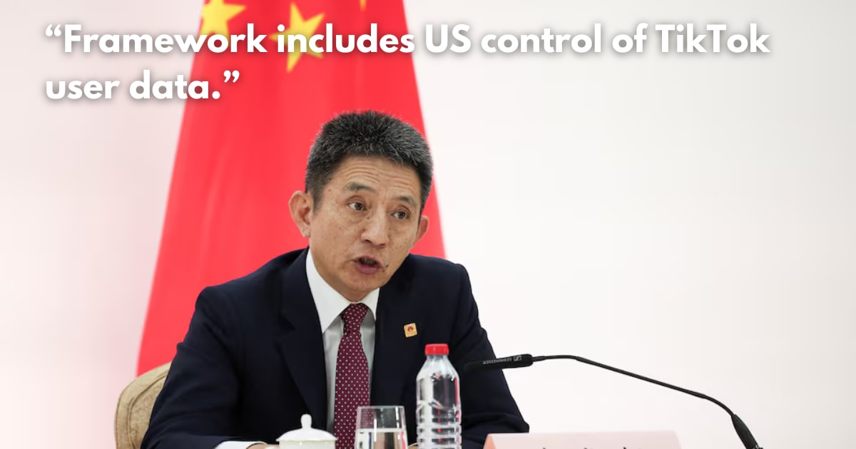 US & China Reach TikTok 'Framework' Deal; Trump & Xi to Finalize