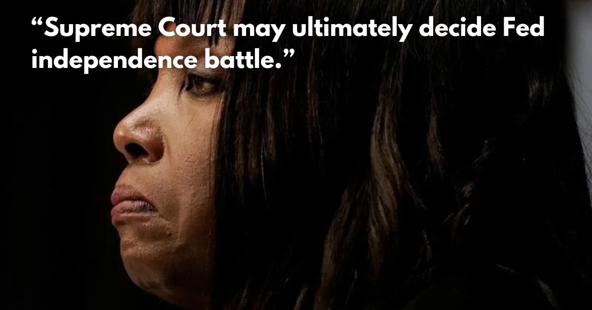 Appeals Court Blocks Trump's Attempt to Fire Fed Governor Lisa Cook