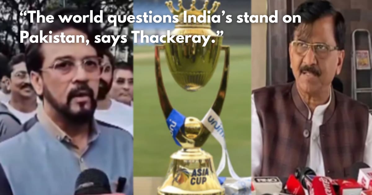 Uddhav Thackeray Slams BJP Over India-Pakistan Cricket Match