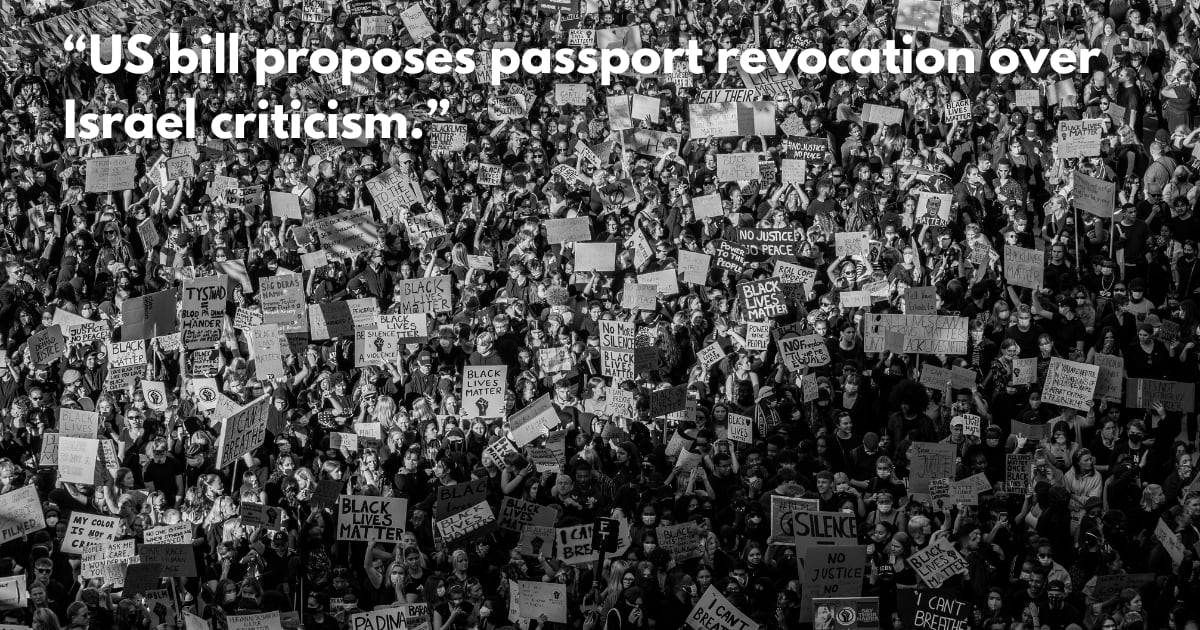 US Bill Sparks 'Thought Police' Concerns Over Israel Criticism