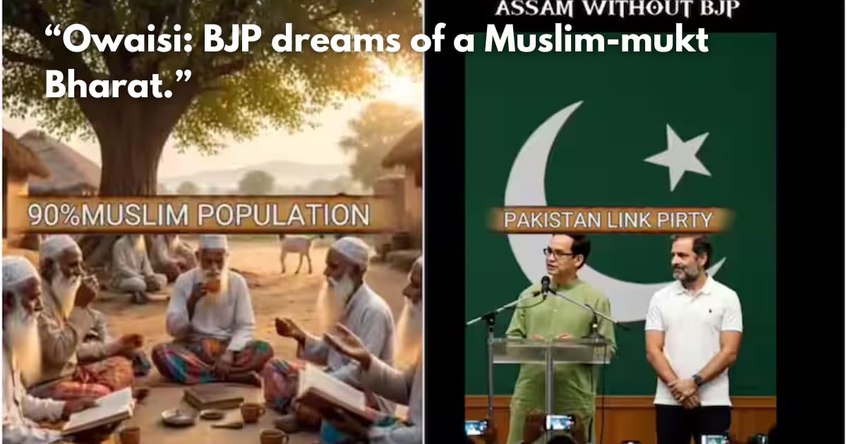 Assam BJP Video Portrays Muslims as a Threat; Owaisi Reacts
