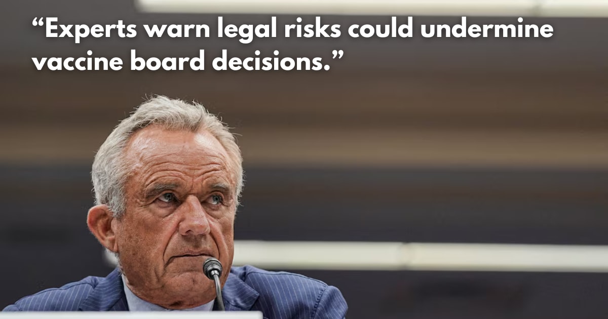 HHS Lawyers Object to New Powers for Kennedy's COVID Adviser