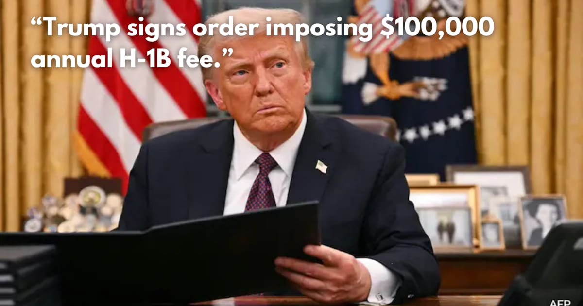 Trump's H-1B Visa Fee Hike: $100K Annual Cost & New Rules