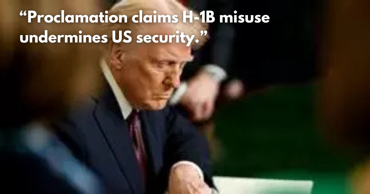 Trump's H-1B Visa Fee Hike: $100K Annual Cost & New Rules