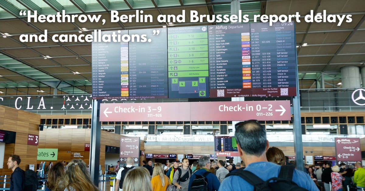 Cyberattack Hits Europe's Airports | Flight Delays & Cancellations