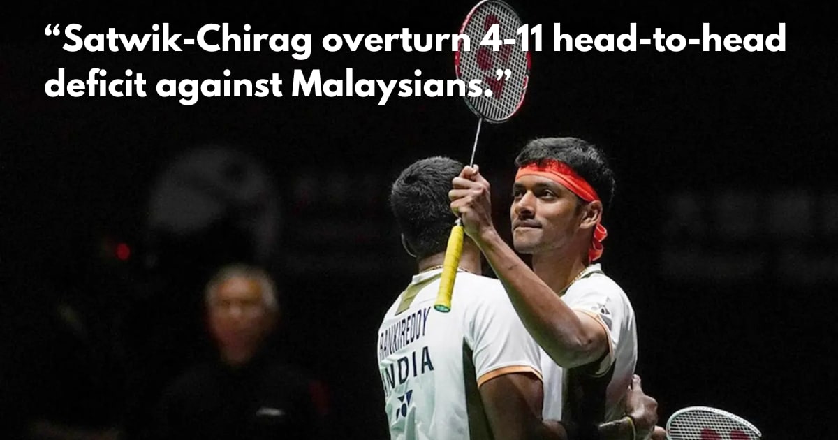 Satwik-Chirag Enter China Masters Final After Dominant Win