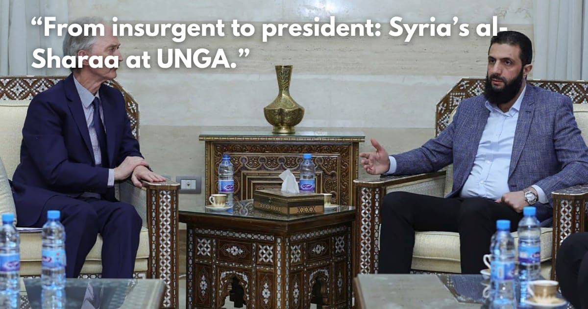 Syrian President Al-Sharaa Meets US General Who Arrested Him