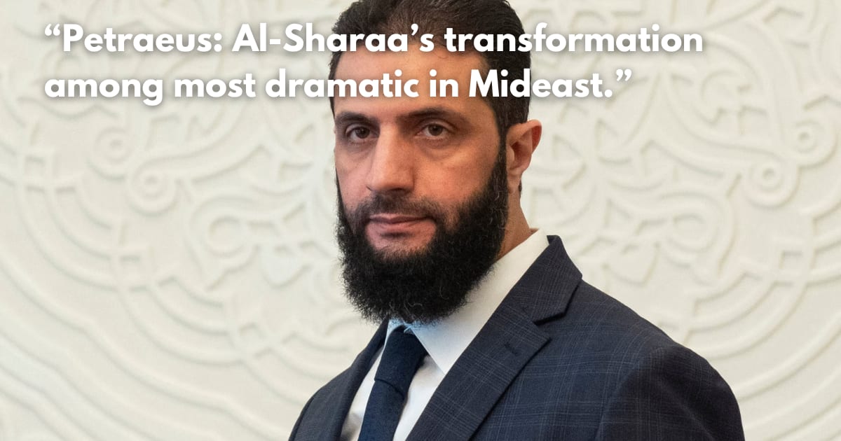 Syrian President Al-Sharaa Meets US General Who Arrested Him