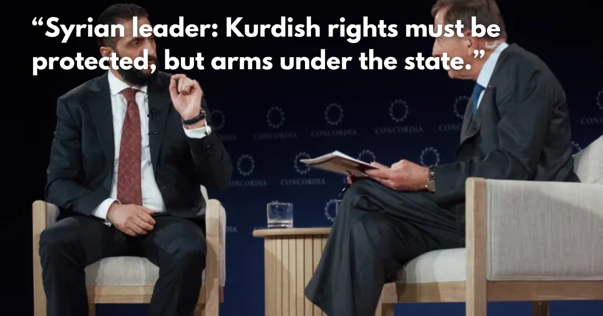 Syrian President Al-Sharaa Meets US General Who Arrested Him