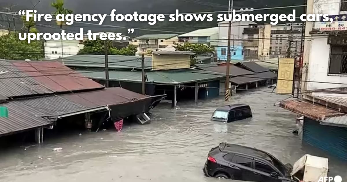 Typhoon Ragasa: 14 Dead, 124 Missing in Taiwan Lake Barrier Collapse