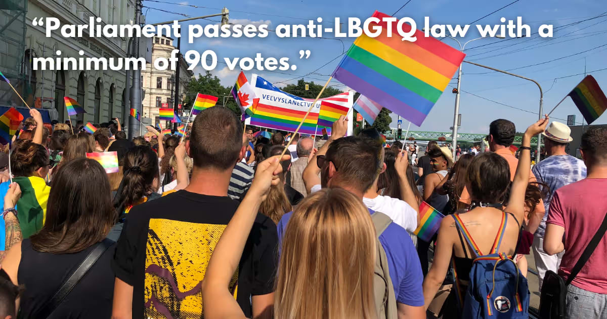 Slovakia Adopts Anti-LGBTQ+ Constitutional Change & 'Two Genders'