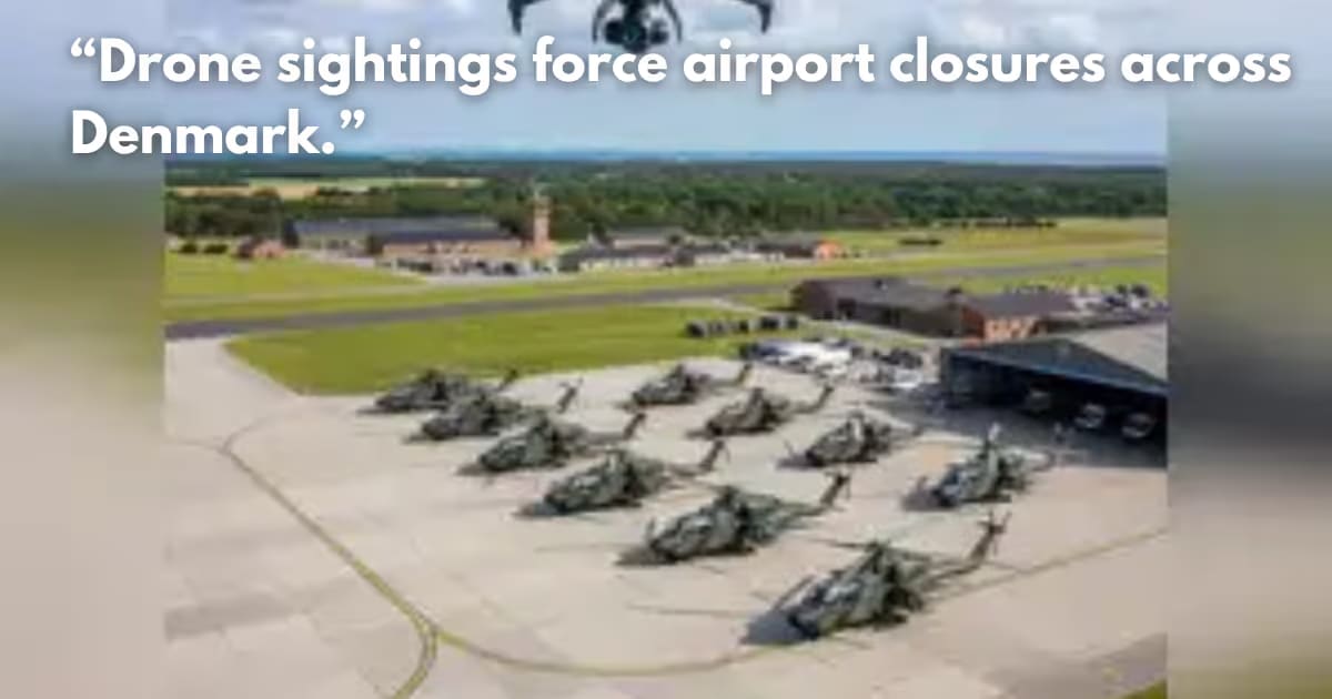 Denmark Bans Civilian Drone Flights Over Military 'Hybrid Attack'