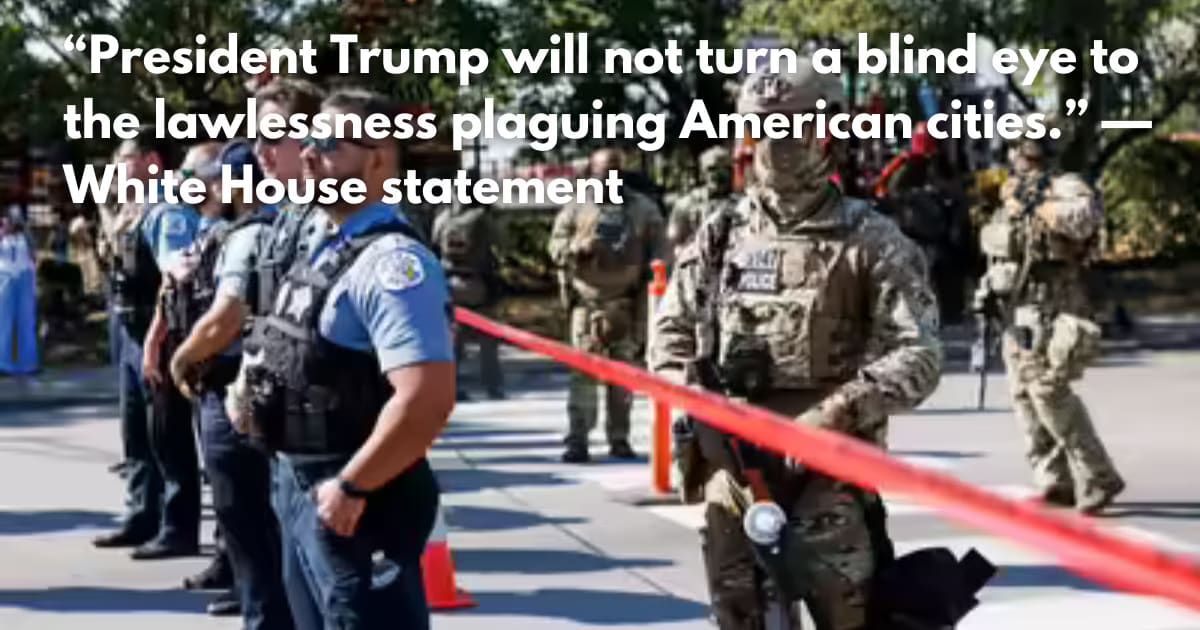 Trump Sends National Guard to Chicago Despite Governor's Objections