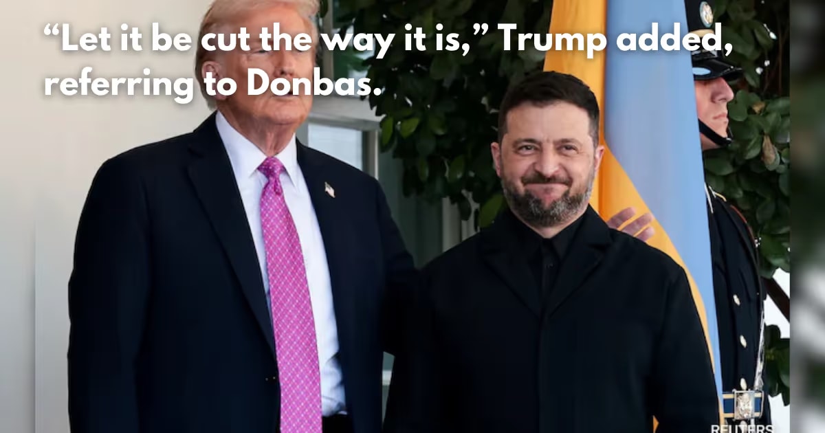 Trump Urges Russia, Ukraine to Freeze War at Current Battle Lines