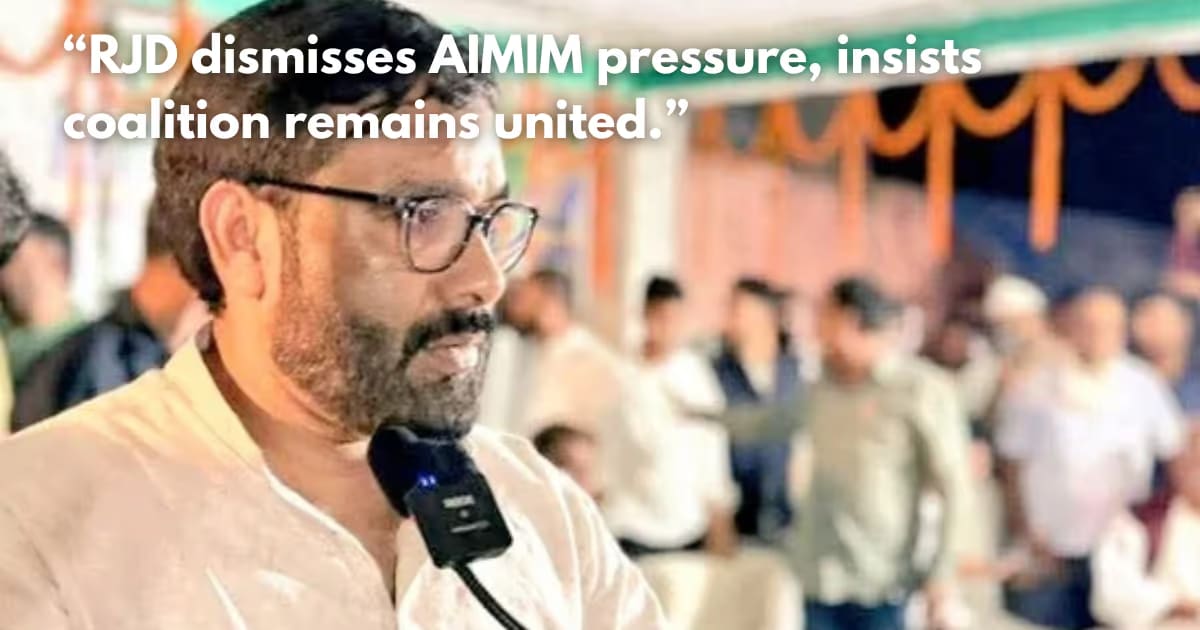 Bihar Elections 2025: AIMIM Pressures Mahagathbandhan Over Muslim Representation