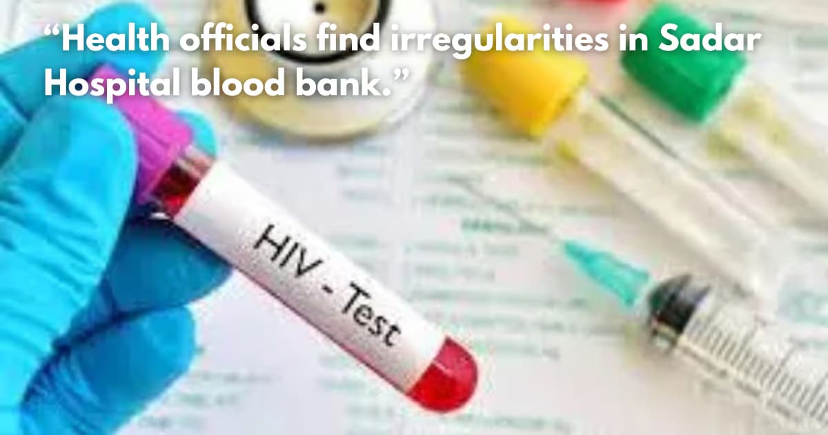 5 Thalassemia Children HIV-Positive in Jharkhand; Contaminated Blood Probe