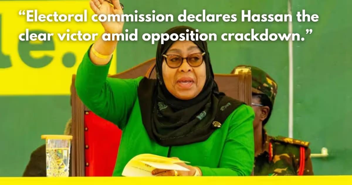 Samia Suluhu Hassan Wins Tanzania Presidential Election