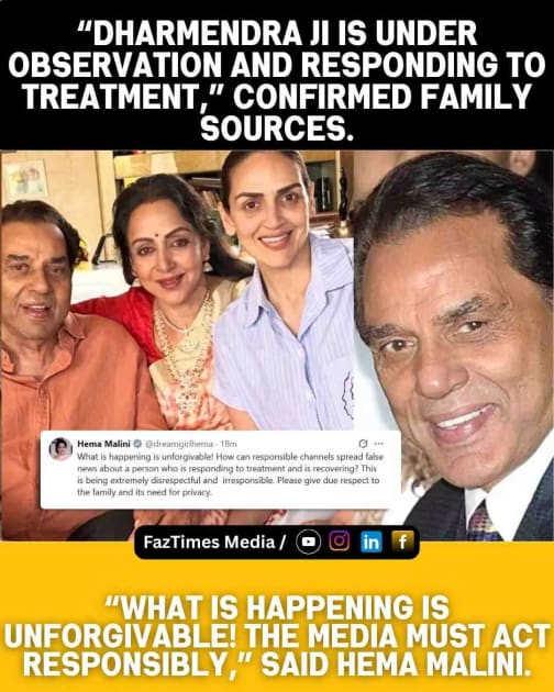 Dharmendra is Stable & Recovering: Family Slams 'False News' & Death Hoax