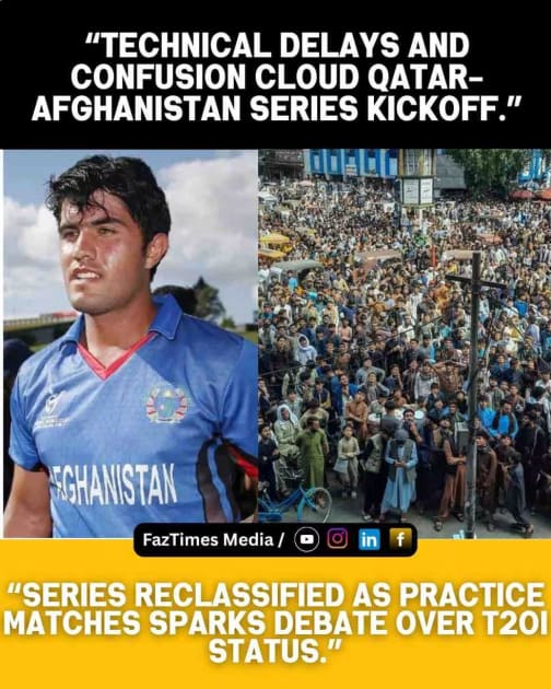 AFG 'A' Win 2nd T20 vs Qatar by 20 Runs; Sweep Practice Series in Doha