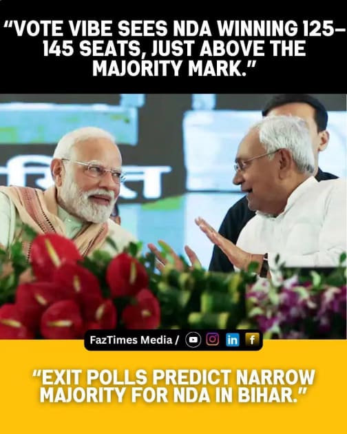 Bihar Exit Polls 2025: NDA Projected for Decisive Majority; MGB Trails