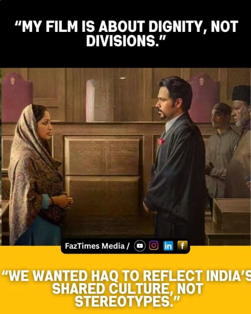 'Haq is an Indian Story': Suparn Verma on Shah Bano Case, Yami Gautam Film