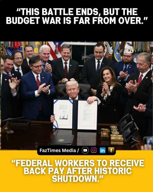 Trump Ends Longest US Shutdown (43 Days); Signs Funding Bill