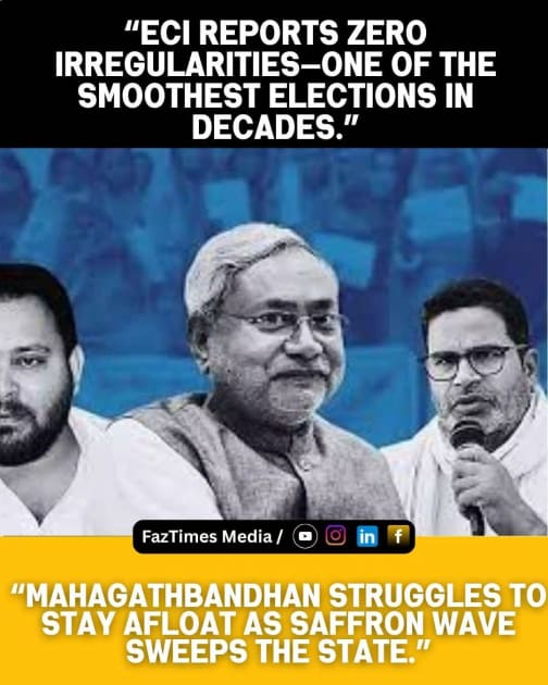 Bihar Election Results LIVE: NDA Crosses Majority Mark, Mahagathbandhan Trails