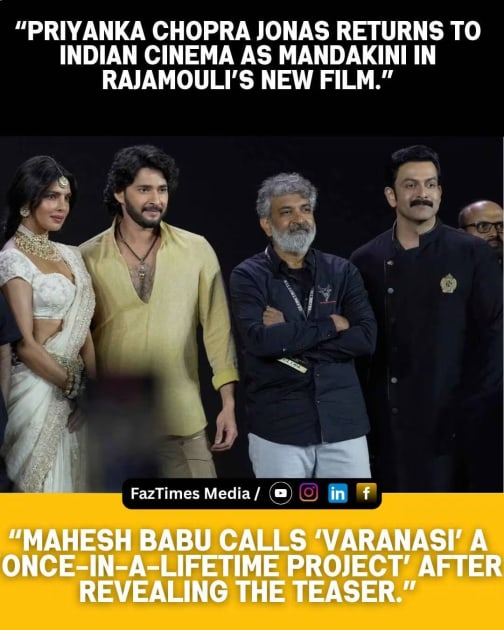 Varanasi: Rajamouli Unveils Time-Travel Epic with Mahesh Babu, Hindu Mythology