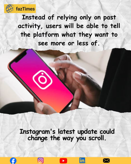 What If You Could Tell Instagram Exactly What You Want to Watch?