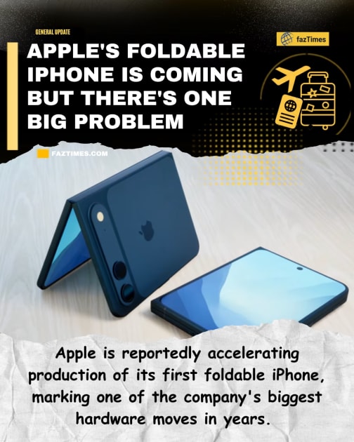 Apple's Foldable iPhone Is Coming But There's One Big Problem