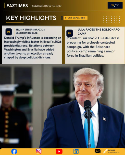 Trump Looms Over Brazil's 2026 Presidential Election