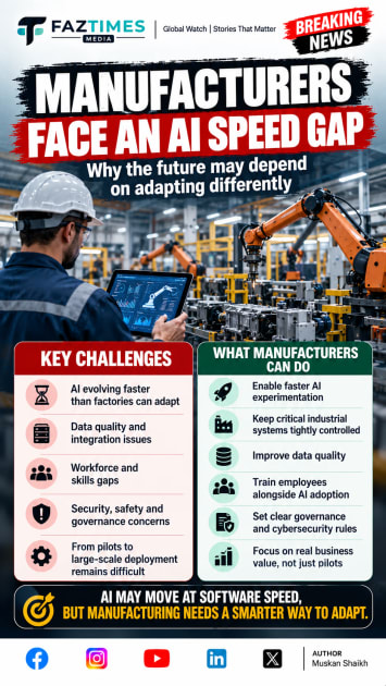 Manufacturers Face an AI Speed Gap: Why the Future May Depend on Adapting Differently