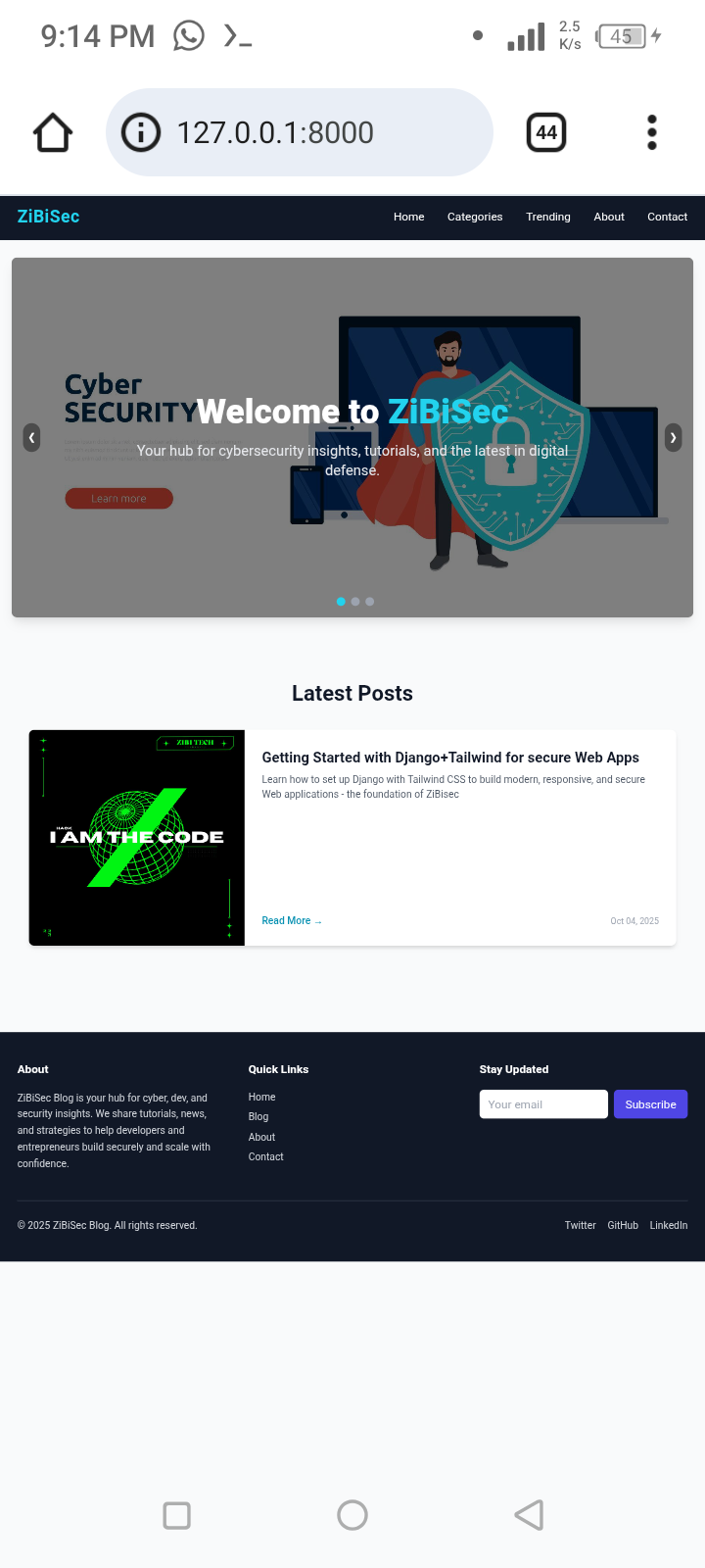 Building a Live Web Platform Using Only a Mobile Device — gallery 3